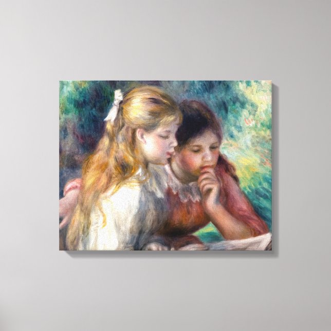 Toile Pierre-Auguste Renoir - La Lecture (Recto)