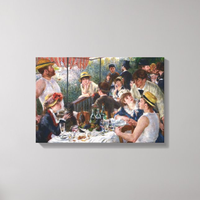 Toile Pierre-Auguste Renoir - Le Déjeuner des canotiers (Recto)