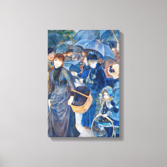 Toile Pierre-Auguste Renoir - Les Parapluies (Recto)