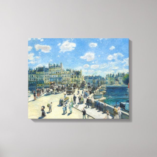 Toile Pierre-Auguste Renoir - Paris, Pont-Neuf (Recto)