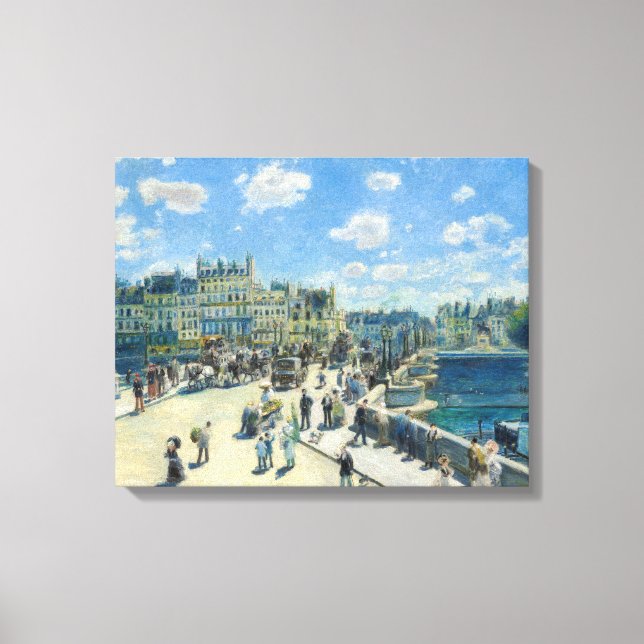 Toile Pierre-Auguste Renoir - Paris, Pont-Neuf (Recto)