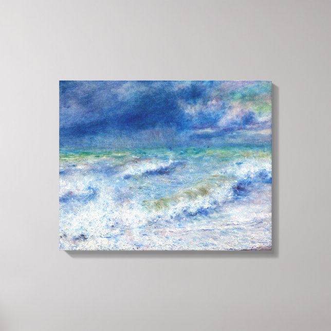 Toile Pierre-Auguste Renoir - Paysage marin (Recto)