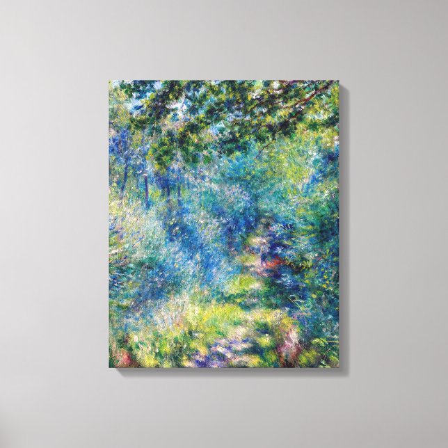 Toile Pierre-Auguste Renoir - Sentier dans la forêt (Recto)