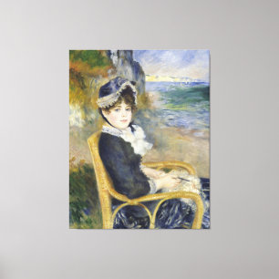 Toile Pierre Auguste Renoir vintage En Bord De Mer