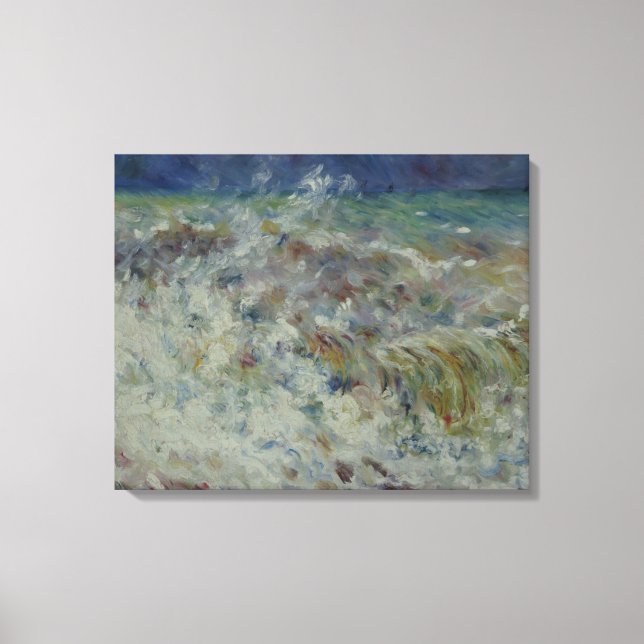 Toile Pierre Auguste Renoir Vintage La Vague (Recto)