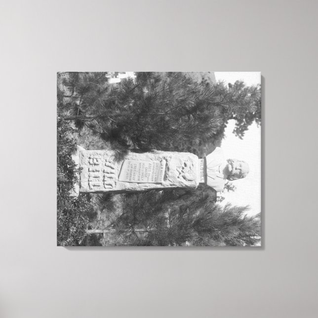 Toile Pierre de tête de Wild Bill Hickock's Grave Photog (Recto)