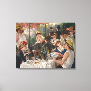 Toile PIERRE RENOIR - Déjeuner de la partie de navigatio