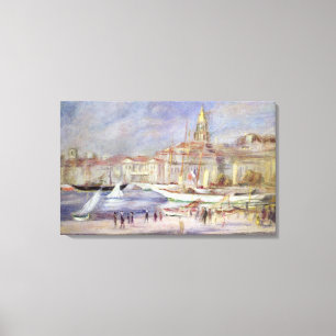 Toile Pierre un Renoir   le vieux port de Marseille