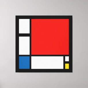 Toile Piet Mondrian, Composition ii