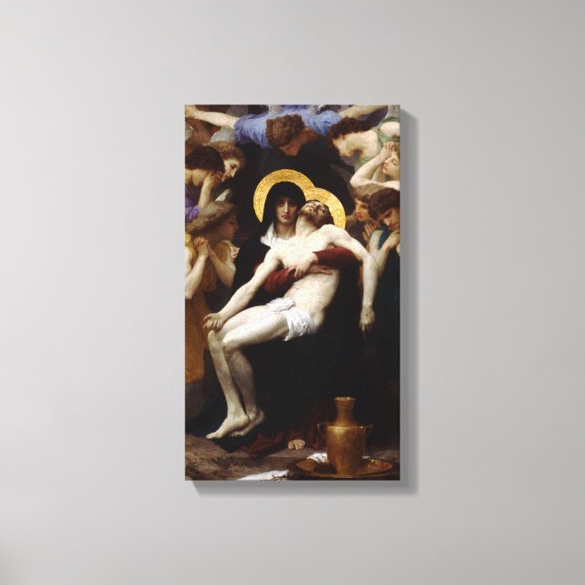 Toile Pieta par William-Adolphe Bouguereau (Recto)