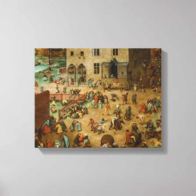 Toile Pieter Bruegel l’Aîné - Jeux pour enfants (Recto)