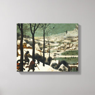 Toile Pieter Bruegel l'Ancien - Chasseurs dans la neige