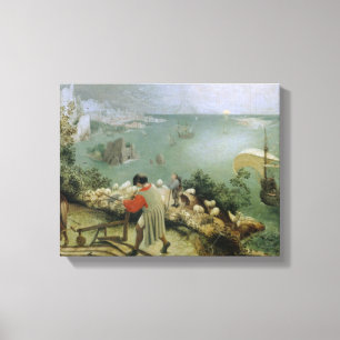 Toile Pieter Bruegel l'Ancien -Paysage Chute d'Icarus