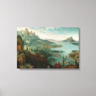 Toile Pieter Bruegel - Paysage avec vol en Egypte