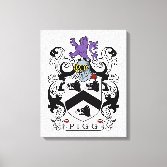 Toile Pigg Family Crest (Recto)