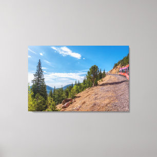 Toile Pikes Peak Train Ride Canvas Imprimer