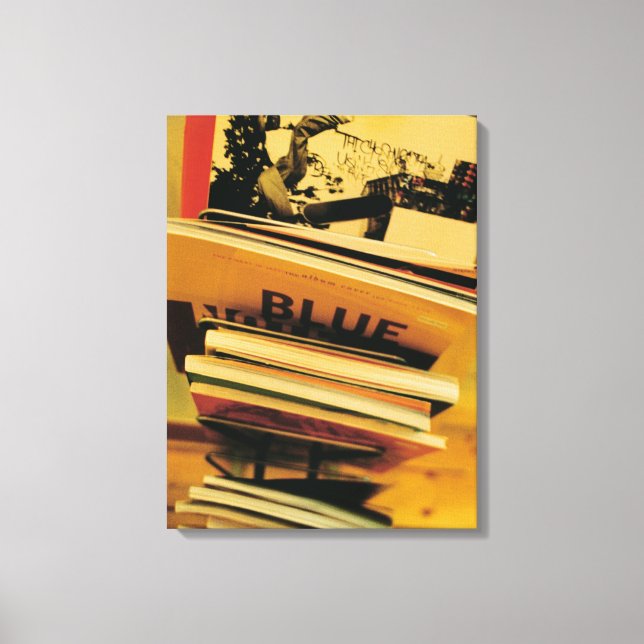 Toile Pile de livres et de magazines (Recto)