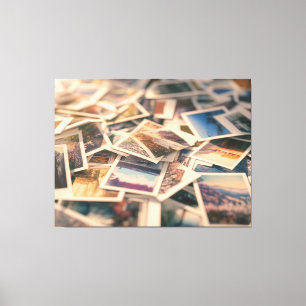 Toile Pile de photographies Vintages