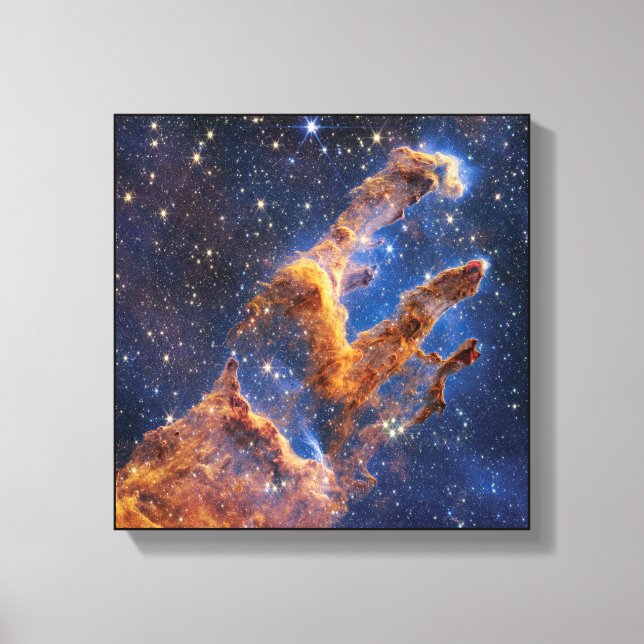 Toile Piliers de la création du télescope spatial James- (Recto)