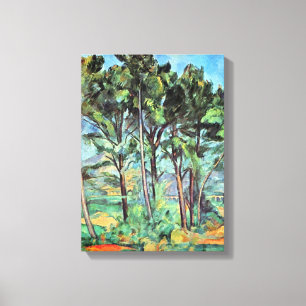 Toile Pin avec Viaduc par Paul Cezanne, Art Vintage