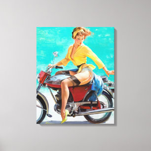 Toile Pin de moto