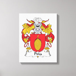 Toile Pina Family Crest