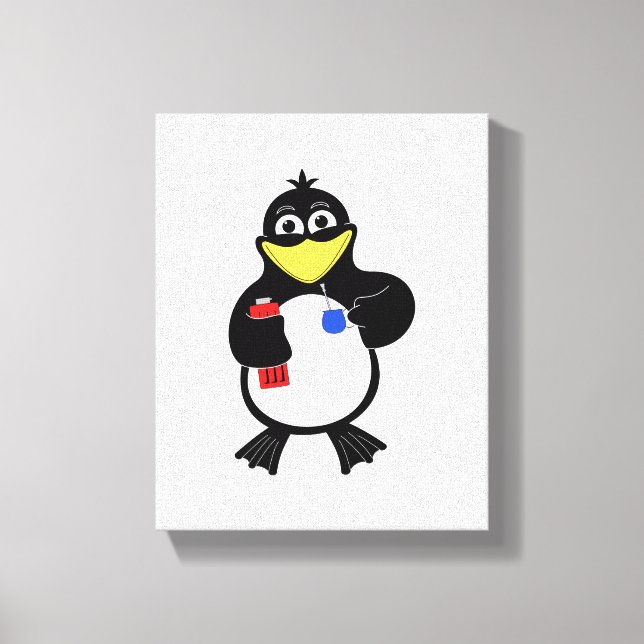 Toile Pingouin de dessin (Recto)
