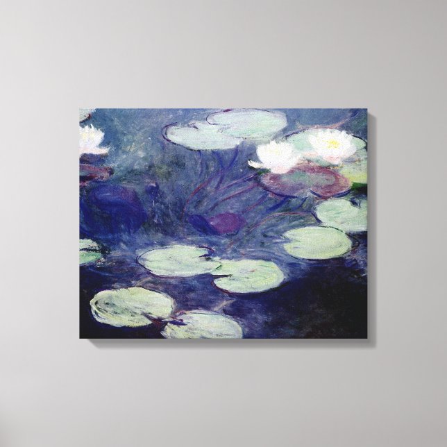 Toile Pink Water-Lilies : 1897-99 par Monet (Recto)