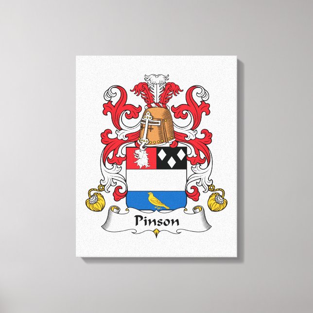 Toile Pinson Family Crest (Recto)