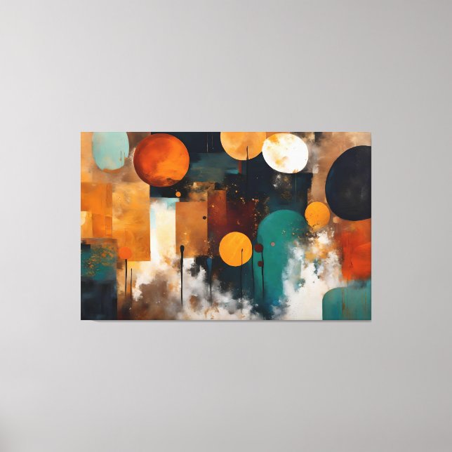 Toile Pintura abstrata tela em canvas (Recto)
