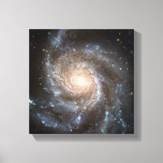 Toile Pinwheel galaxy Hubble Telescope Espace extra-atmo (Recto)