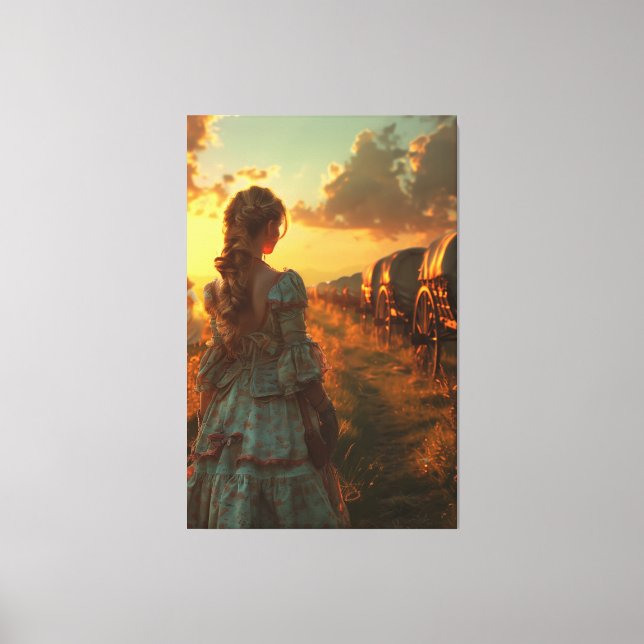 Toile 🌅 👗 pionnier l'esprit 🐎 (Recto)