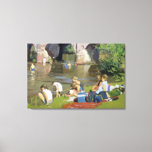 Toile Pique-nique par la rivière Withypool