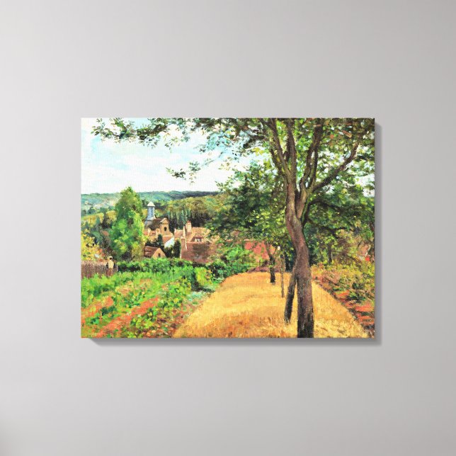 Toile Pissarro - Orchards de Louveciennes, art (Recto)