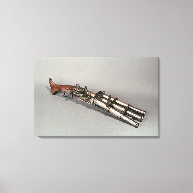 Toile Pistol à trois barils (Recto)