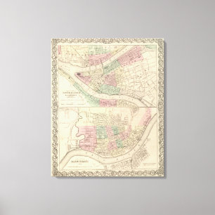 Toile Pittsburgh et Allegheny, Pennsylvanie