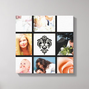 Toile PixDezines 9-Photo sur la toile, modèle noir de