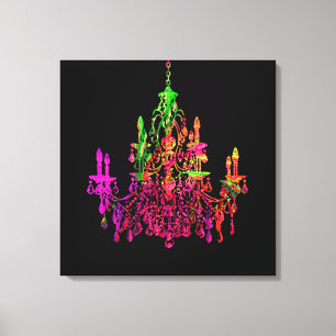 Toile PixDezines DIY Fond/Lustre en Verre de Murano