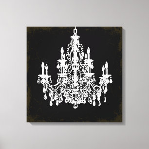 Toile PixDezines lustre vintage do-it-yourself couleur/c