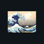Toile PixDezines Vintage Great Wave Hokusai 斎 の 葛’飾<br><div class="desc">PixDezinves Vintage d'art japonais. La Grande vague de Kanagawa est l'une des plus vues au monde. L'artiste,  Hokusai,  1832 (période Edo). Décrivant okinami comme les grandes vagues,  PAS le tsunami. numériquement amélioré par PixDezines. < 3="">Copyright © 2008-2014 PixDezines.com™ et PixDezines™ sur zazzle.com</div>