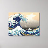 PixDezines Vintage Great Wave Hokusai 斎 の 葛’飾