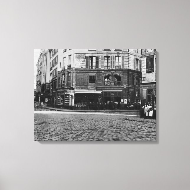 Toile Place Gozlin, Paris c.1865 (Recto)