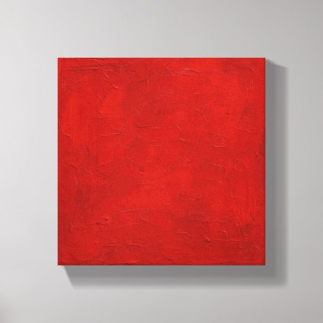 Toile Place Rouge (Huile, Style : 2) (Recto)
