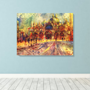 Toile Place Saint-Marc, Venise par Pierre Renoir
