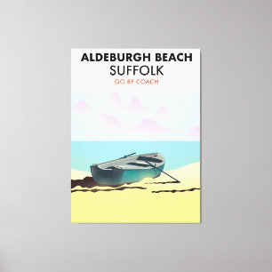 Toile Plage d'Aldeburgh Suffolk