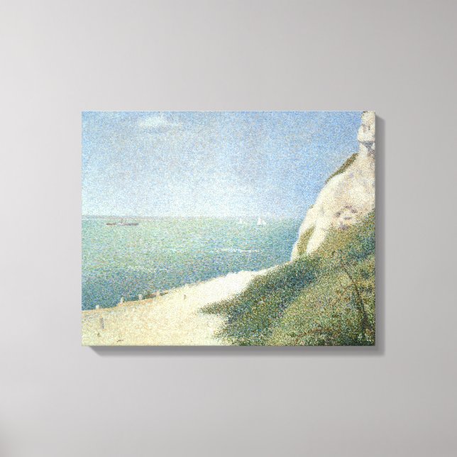 Toile Plage de Bas Butin, Honfleur, 1886 (Recto)