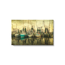 Plage de bateaux à crevettes