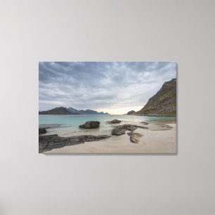 Toile Plage de Haukland Lofoten
