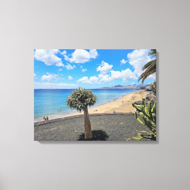 Toile Plage de Lanzarote (Recto)
