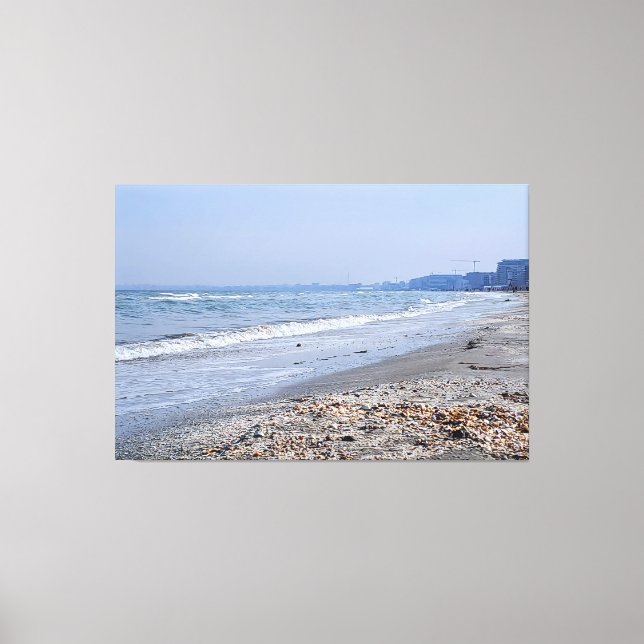 Toile Plage de Mamaia - mer Noire – Constanta Roumanie (Recto)